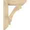 Ekena Millwork Merced Slat Rough Sawn Bracket w/ Offset Brace, Douglas Fir, 8"W x 28"D x 36"H BKT0806X28X36MRC06RDF - alternate 4